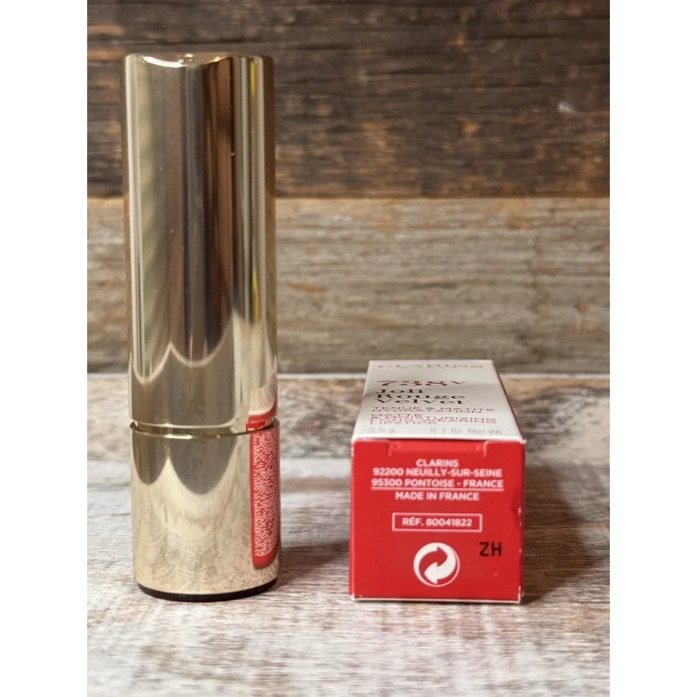 Clarins 738V‎ Joli Rouge Velvet Matte Lipstick | Royal Plum (Deep Mauve)
